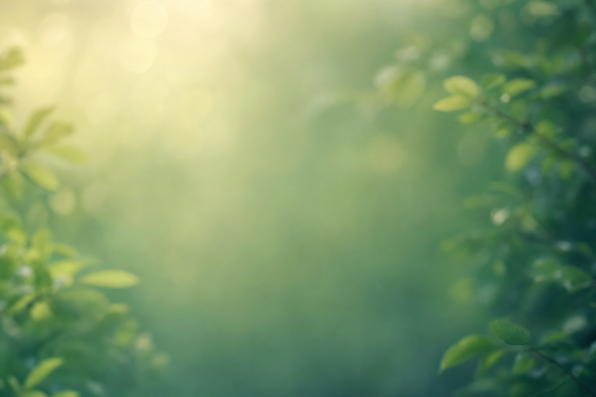 Soft green botanical background