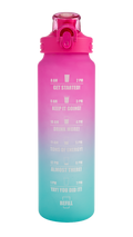 Motivational Time-Marker Water Bottle
