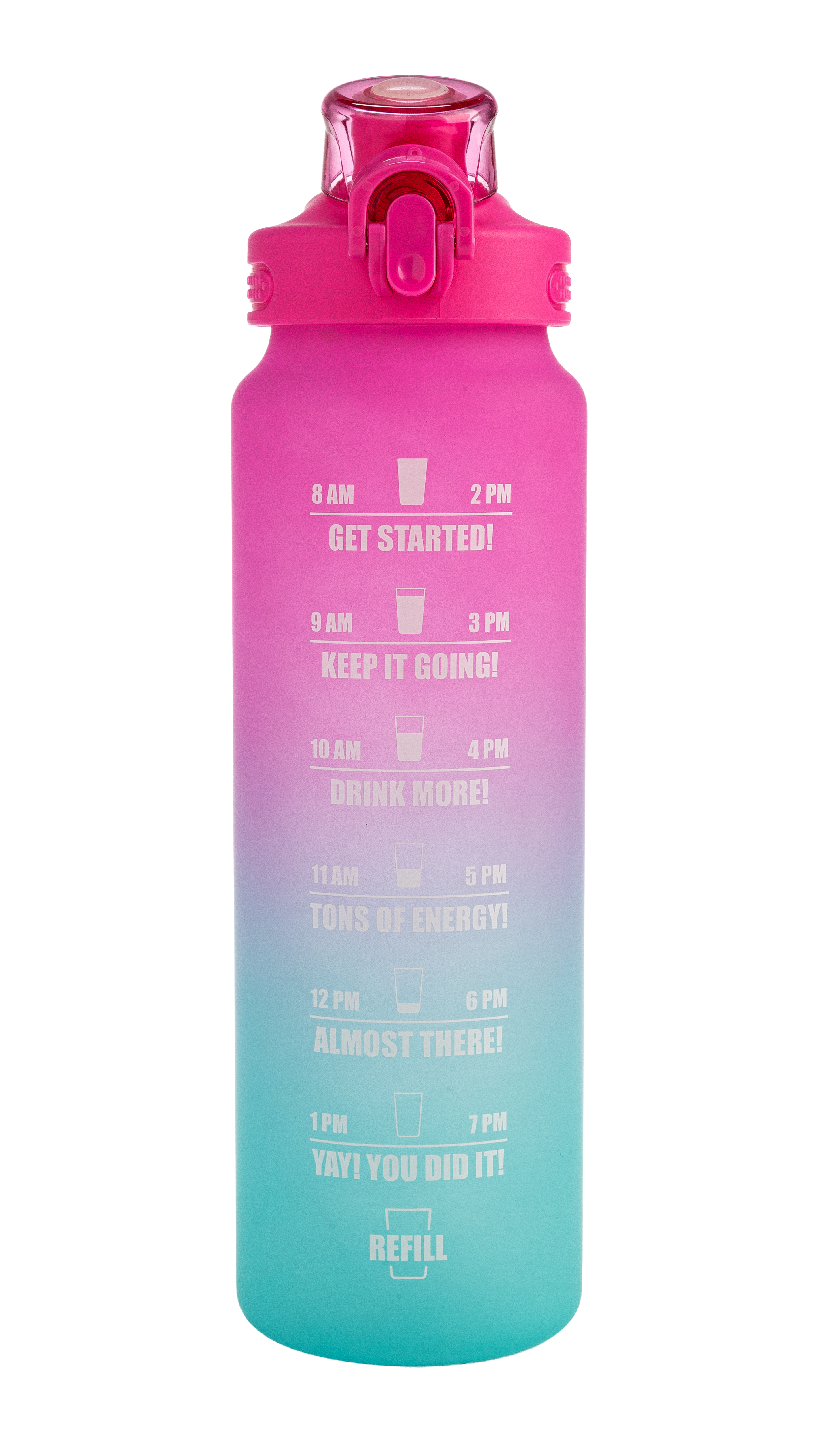 Motivational Time-Marker Water Bottle