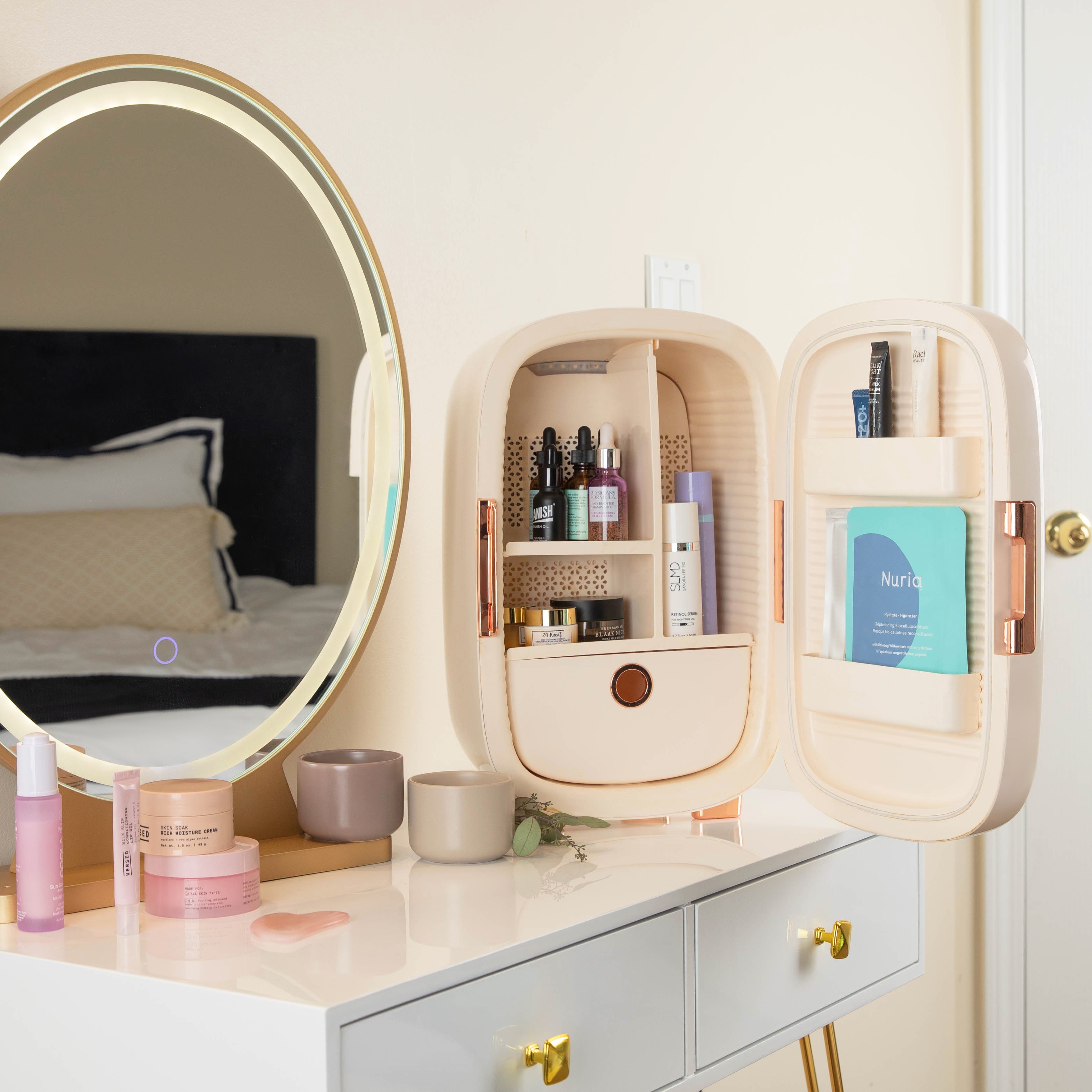 Portable Skincare Mini Fridge