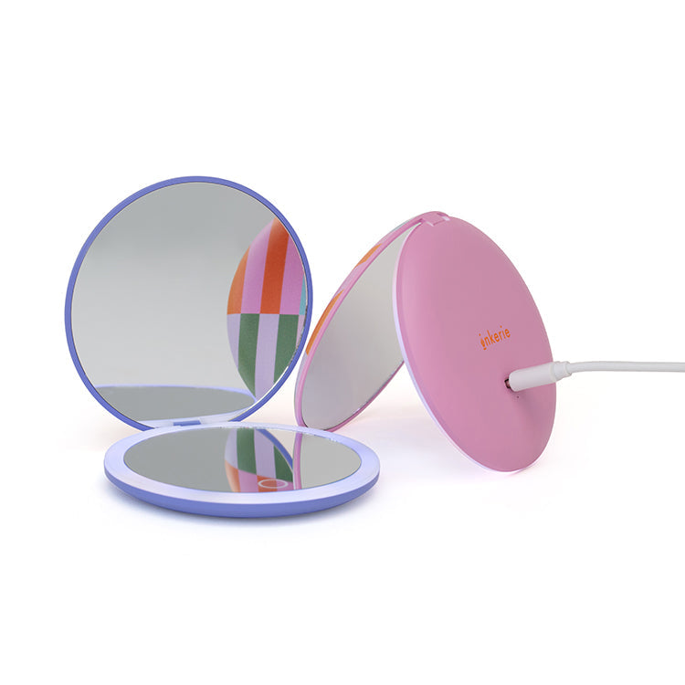 LED Lighted Compact Pocket Mirror
