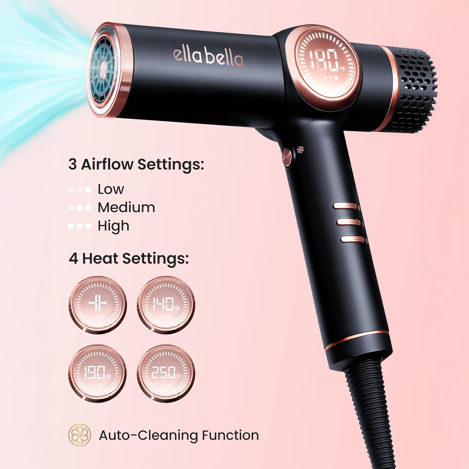 Negative Ion Professional Hair Dryer